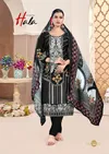 Tabeer Edition 24 By Hala Cambric Lawn Dress Material Suppliers In India